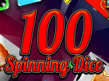 100 Spinning Dice